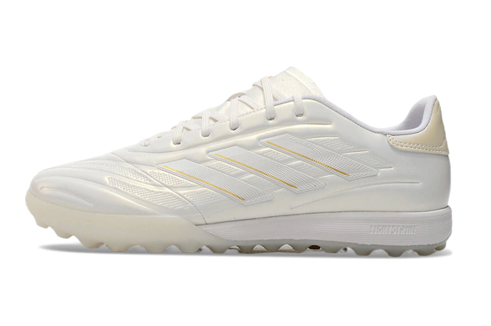 Chuteira Adidas Copa Pure.1 Society - Branco/Amarelo