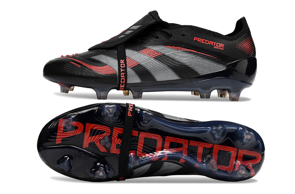 Chuteira Adidas Predator Elite 25 Campo "Stealth Victory"