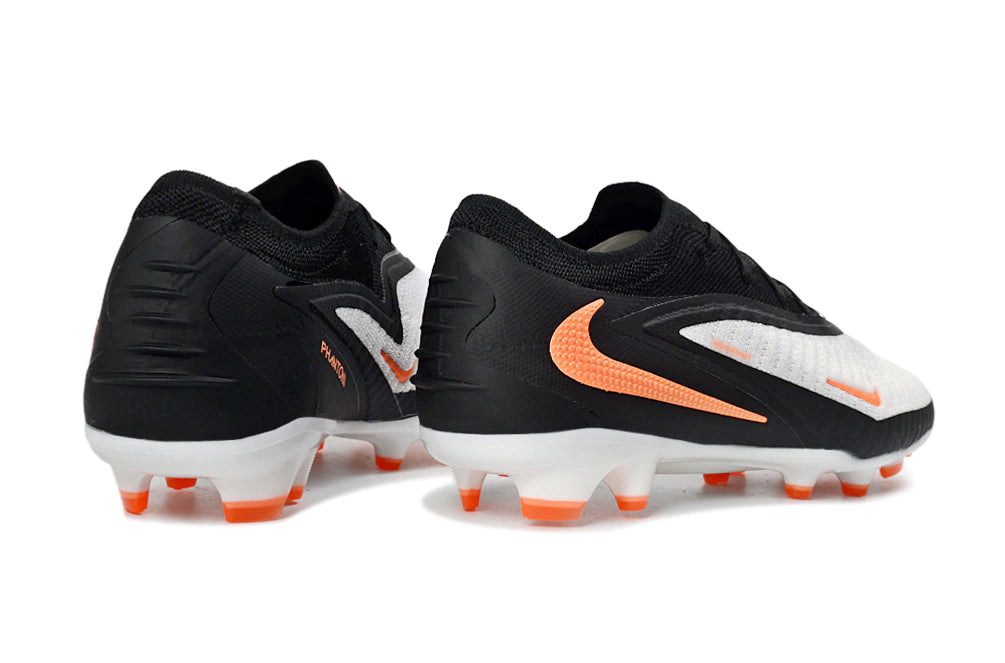 Chuteira Campo NIKE Phantom 6 Elite FG -Branco/Preto