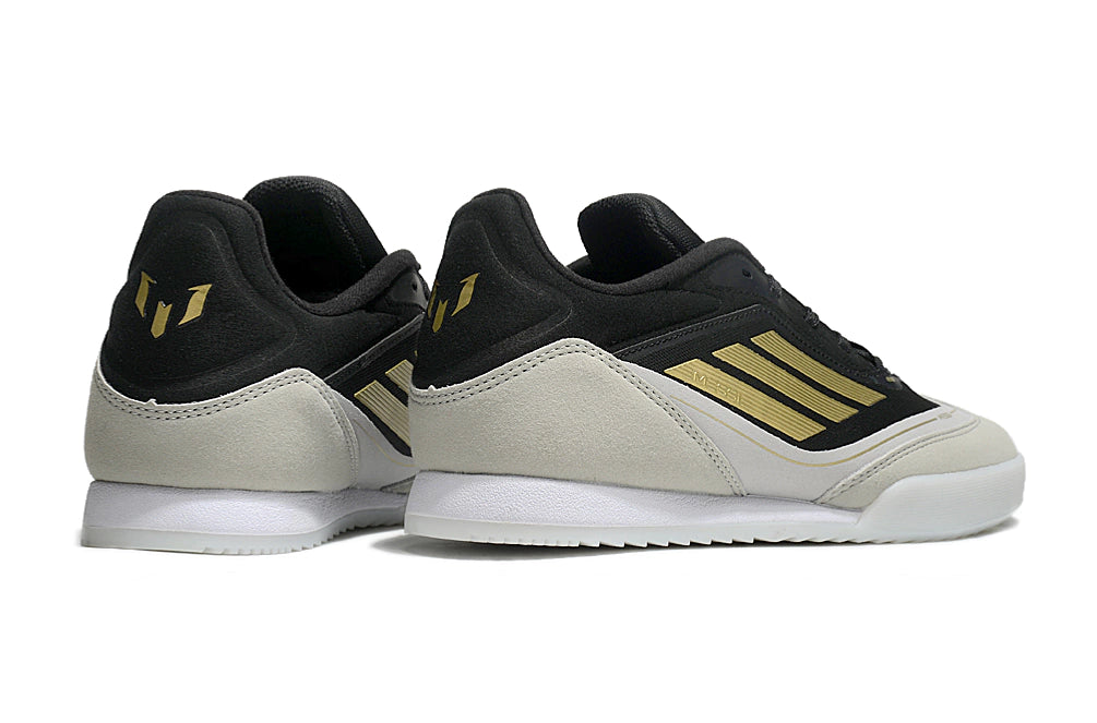 Chuteira Adidas X F50 Futsal - Branco/Preto/Dourado