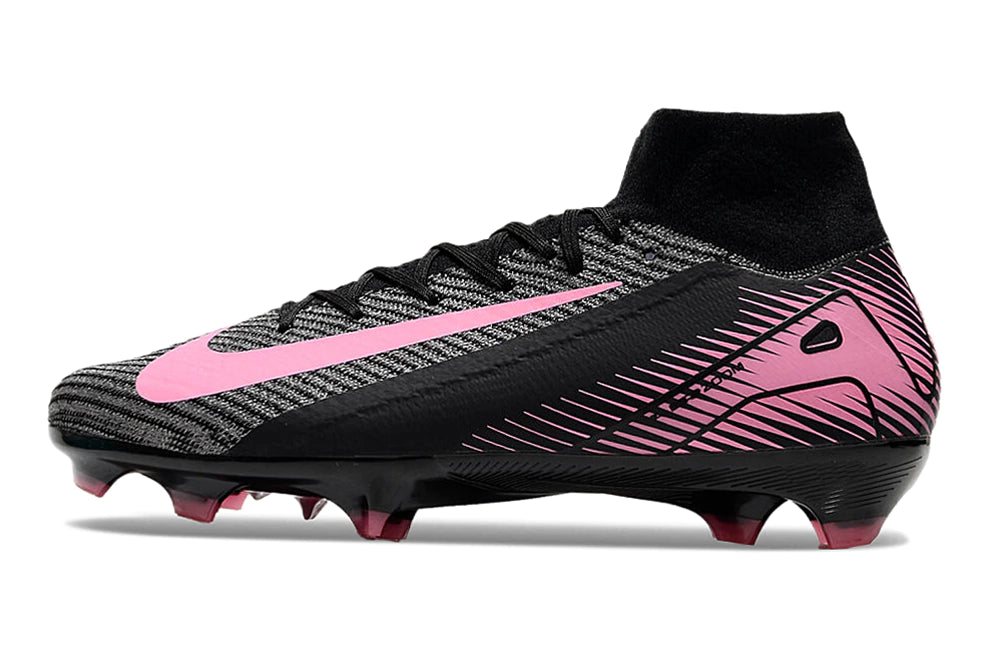 Chuteira Nike Mercurial Superfly 10 Elite Campo - Preto/Rosa