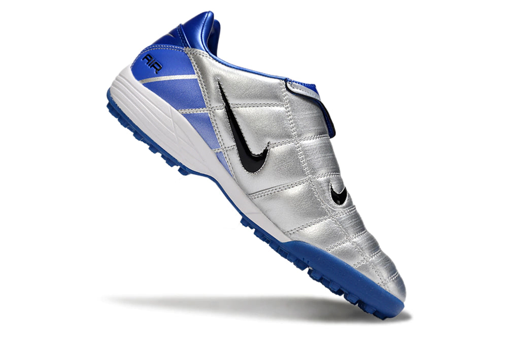 Chuteira Nike Total 90 Society - Prata/Azul