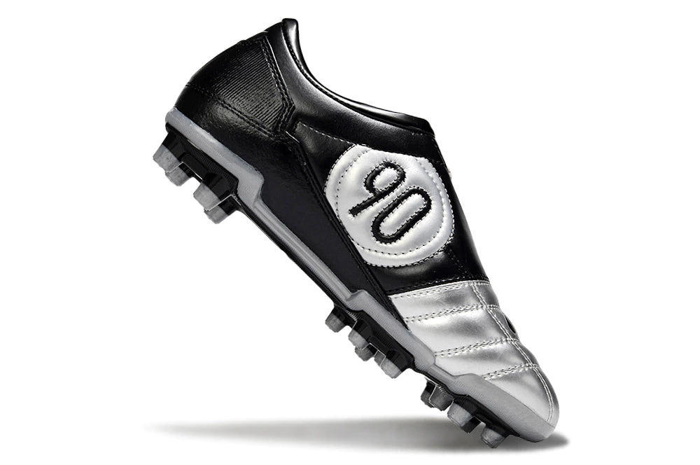 Chuteira Nike Total 90 Campo - Prata/Preto