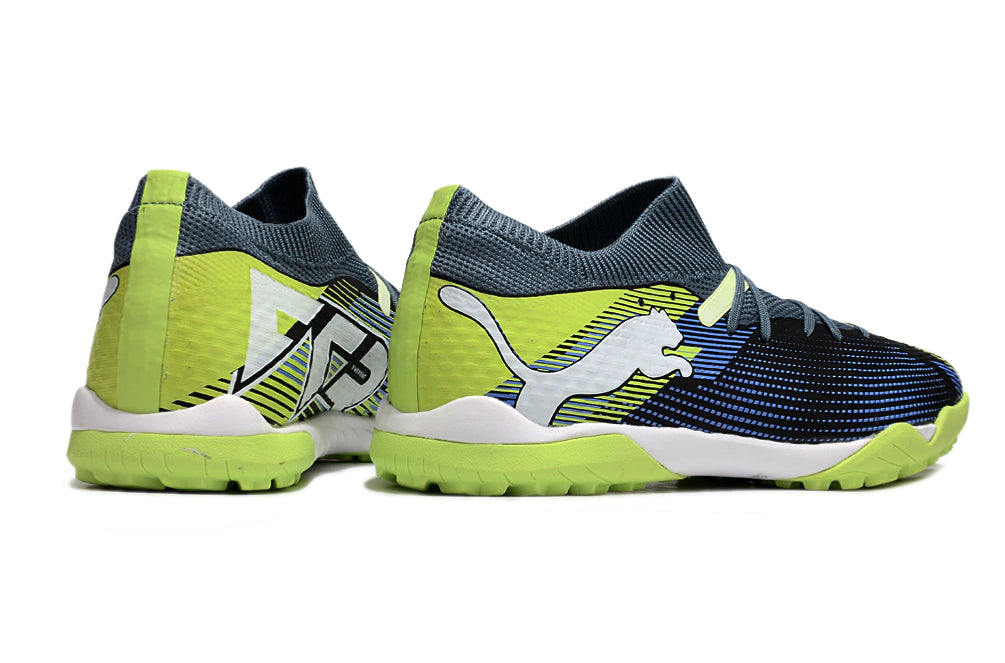 Chuteira Puma Future 7 Match Society - Verde/Azul