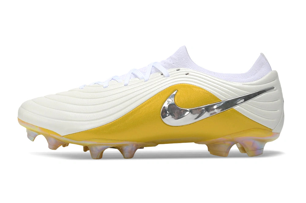 Chuteira Nike Tiempo Maestro Elite FG - Branco/Dourada