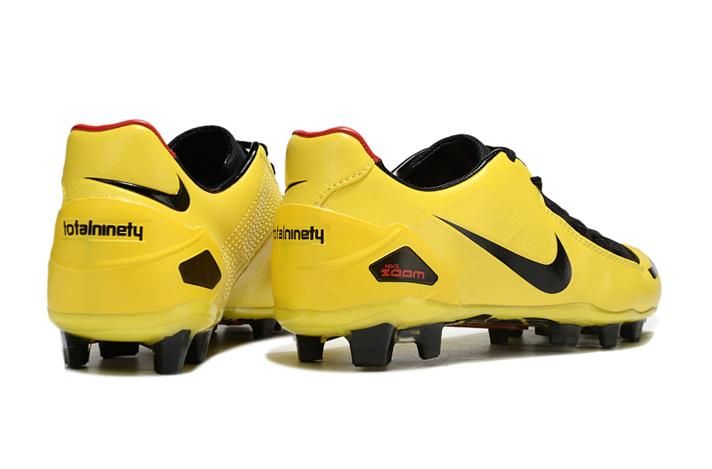 Chuteira Nike Total 90 Laser Campo - Amarelo