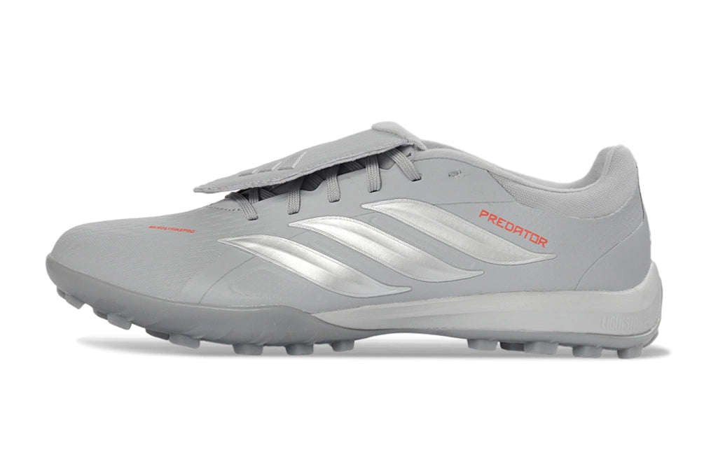 Chuteira Adidas Predator Tongue 26 Society - Cinza
