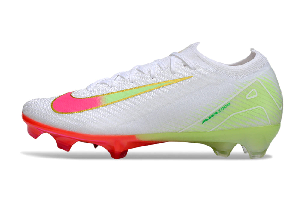 Chuteira Nike Air Zoom Mercurial Vapor 16 Elite FG - Branco/Rosa