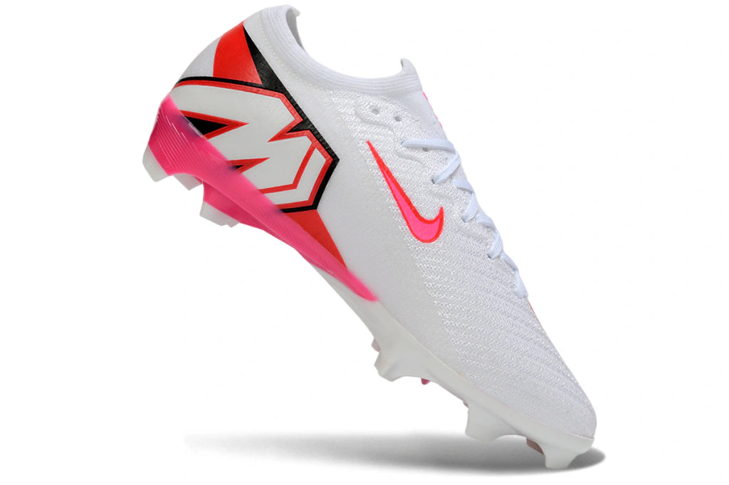 Chuteira Nike Air Zoom Mercurial Vapor 16 Elite FG - Branco/Rosa