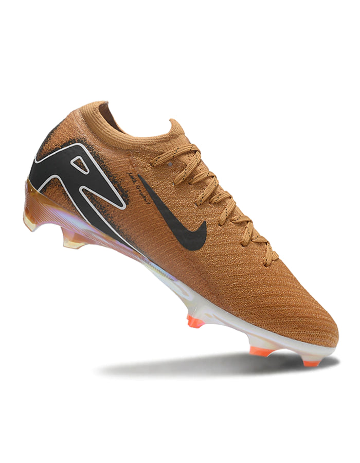 Chuteira Nike Air Zoom Mercurial Vapor 16 Elite FG - Marrom/Preto