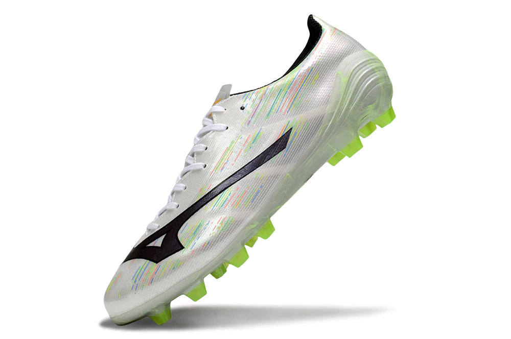 Chuteira Mizuno Alpha Japan FG - Branco/Preto