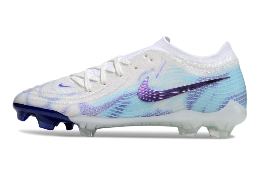 Chuteira Nike Phantom GX2 Elite Campo FG - Branco/Azul