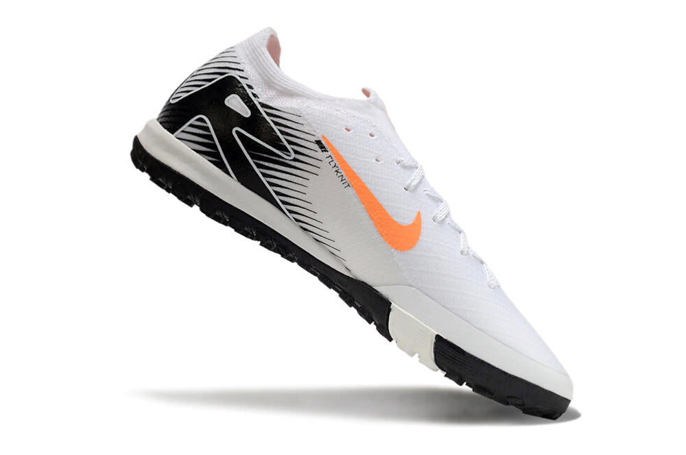 Chuteira Nike Mercurial Vapor 16 Elite Society - Branco/Preto/Laranja