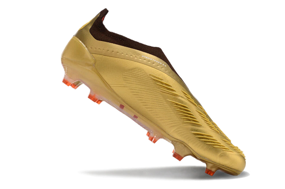 Chuteira Adidas Predstrike Elite Laceless Campo - Dourado/Branco
