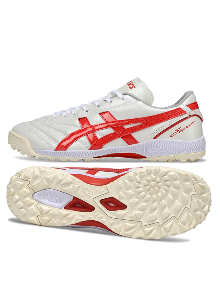 Chuteira Asics Japan Society - Branco/Vermelho