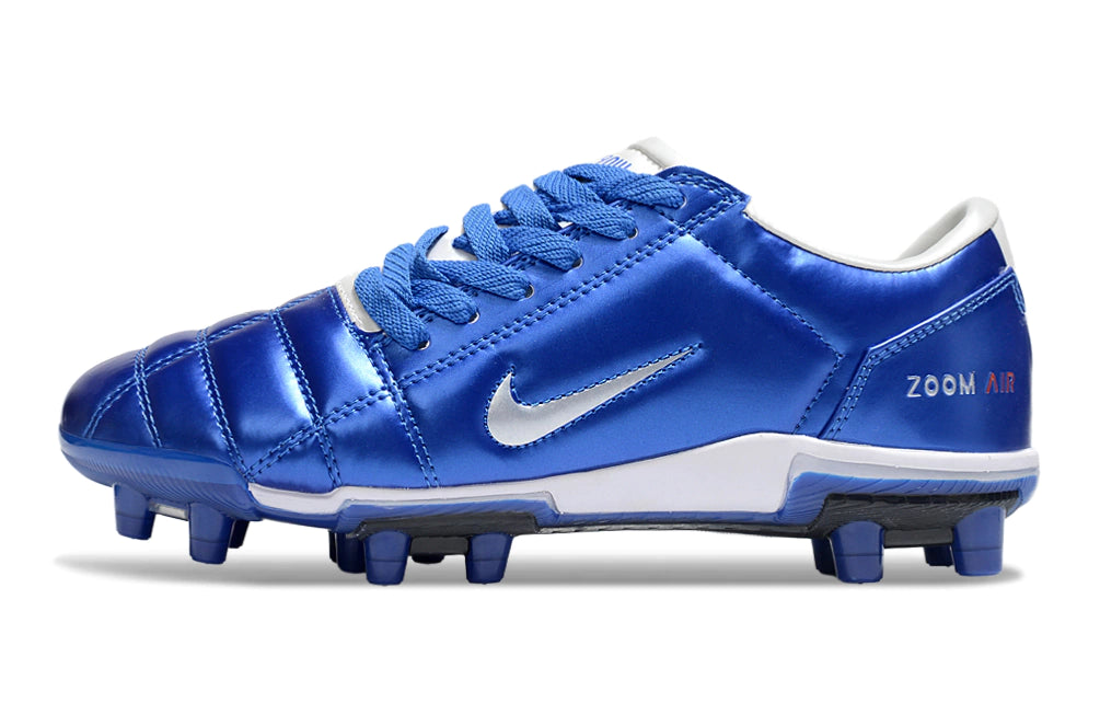 Chuteira Nike Total 90 Campo - Azul/Branco