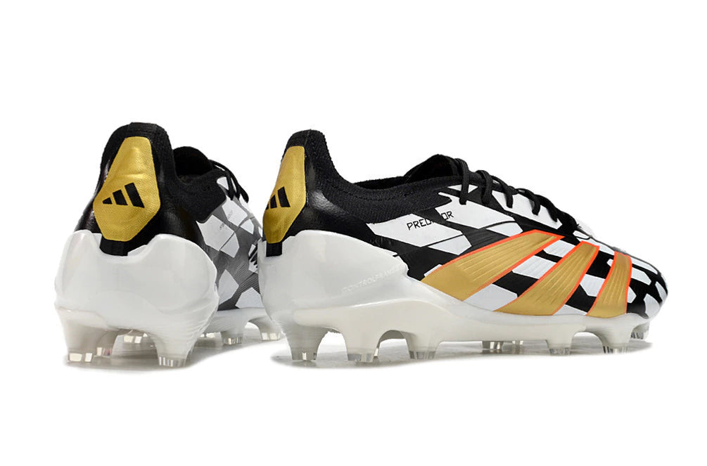Chuteira Adidas Predator Elite Campo FG - Branco/Preto