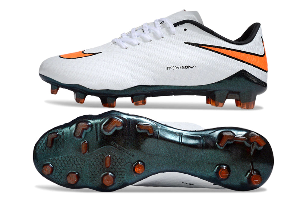 Chuteira Nike Hypervenom Phantom FG - Laranja/Branco