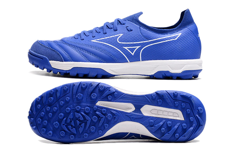 Chuteira Miuzno Morelia Neo Sala β Society - Azul/Branco