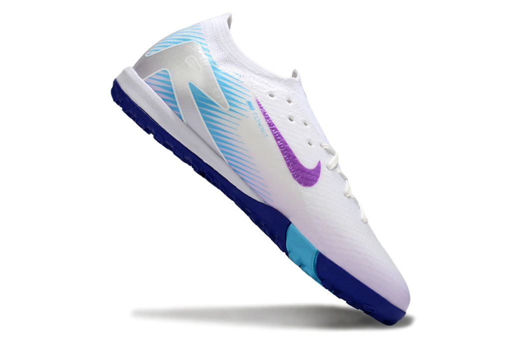 Chuteira Nike Mercurial Vapor 16 Elite Society - Branco/Roxo