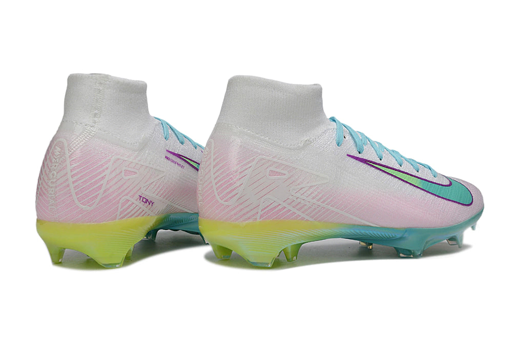 Chuteira Nike Air Zoom Mercurial Superfly 10 Elite Campo - Rosa