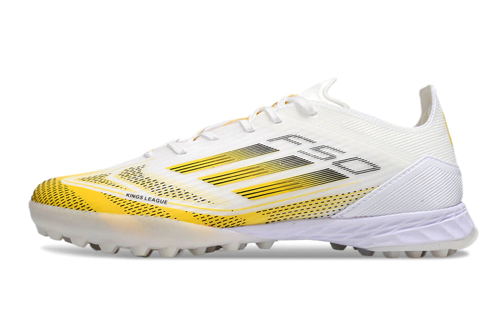 Chuteira Adidas X F50 Pro Society - Branco/Amarelo