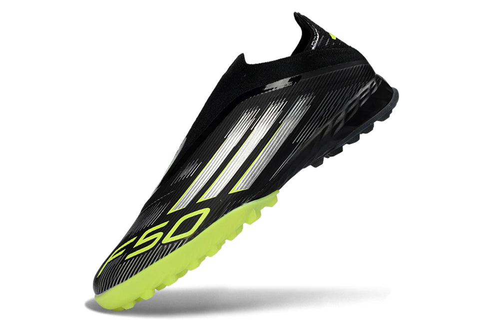 Chuteira Adidas F50 Pro Laceless Society - Preto/Verde