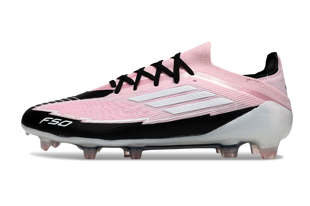 Chuteira Adidas F50 X Campo - Rosa/Branco