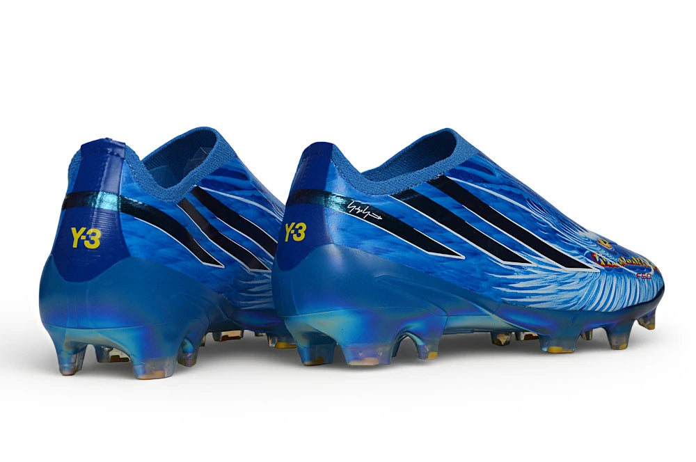 Chuteira Adidas F50 Hyperfast Laceless FG - Azul