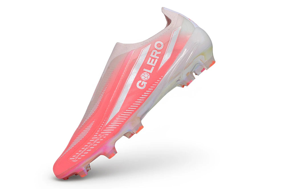 Chuteira Adidas F50 Hyperfast Laceless FG - Rosa