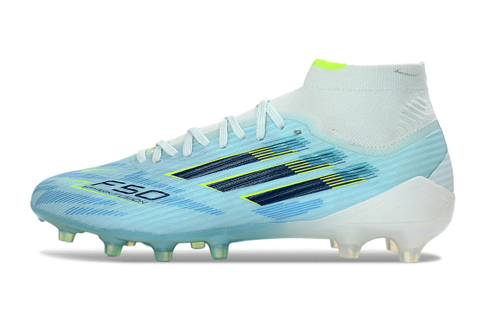 Chuteira Adidas F50 Elite Mid Campo - Azul
