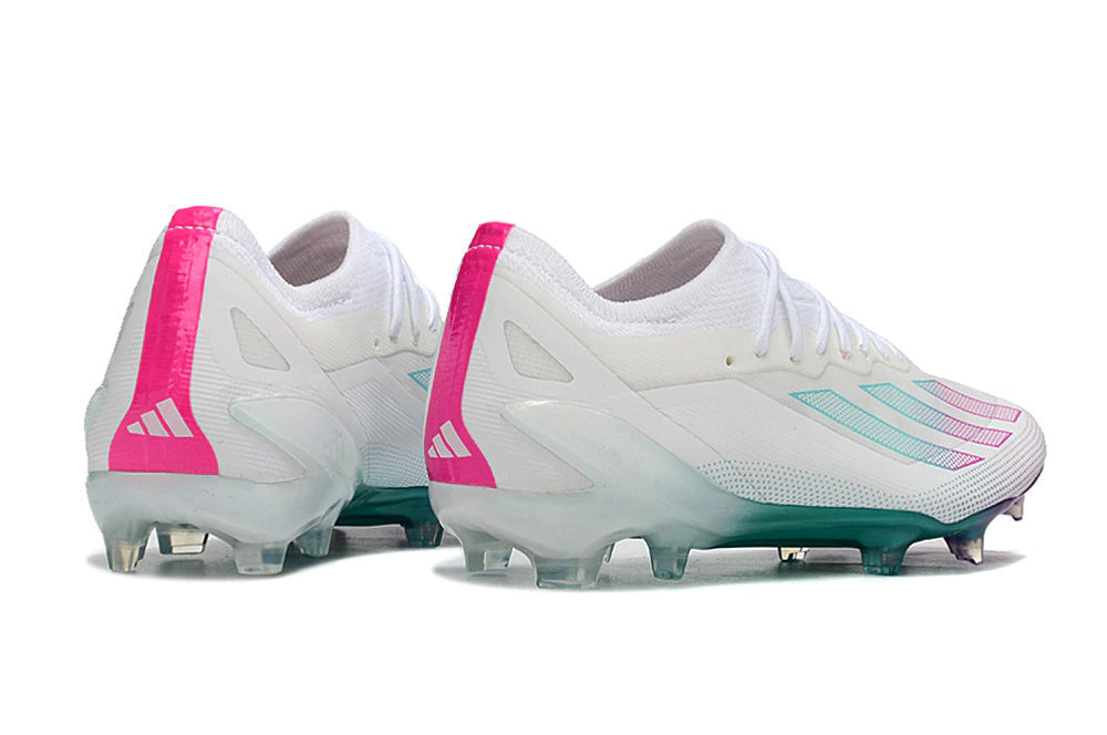 Chuteira Adidas X CrazyFast.1 FG - Brando/Azul/Roxo