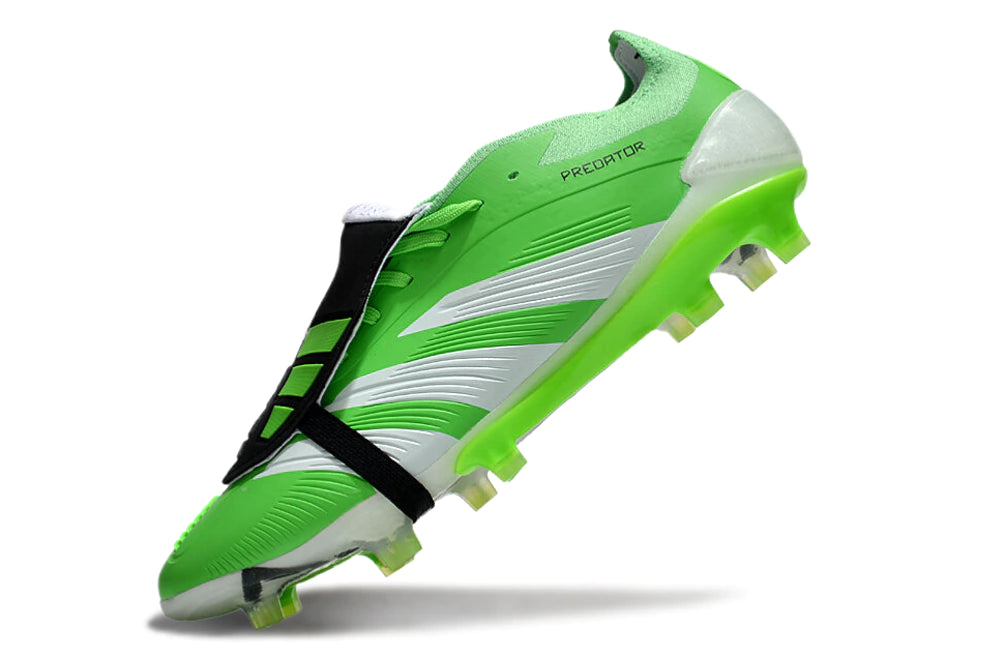 Chuteira Adidas Predator Elite Campo FG - Verde/Branco/Preto