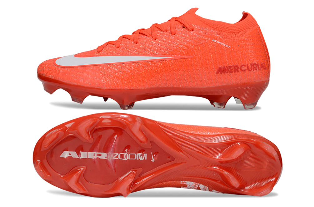 Chuteira Nike Air Zoom Mercurial Vapor 16 Elite FG - Vermelho/Branco
