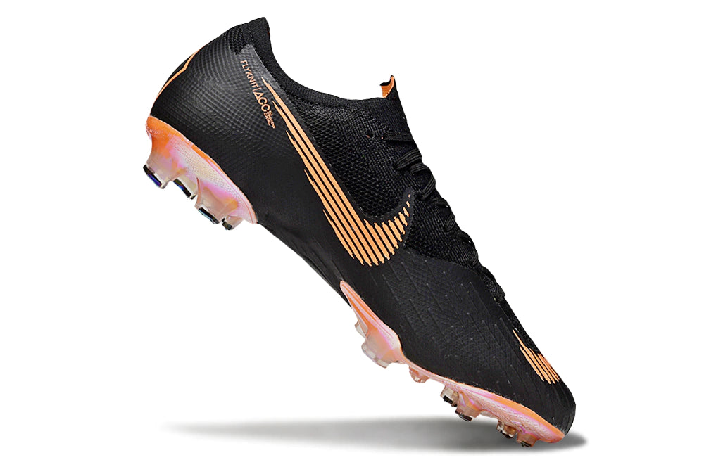 Chuteira Nike Air Zoom Mercurial Vapor 16 Elite FG - Preto/Laranja