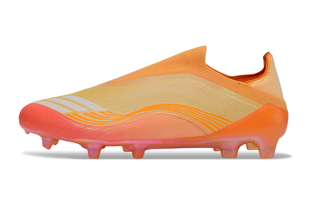 Chuteira Adidas F50 X Laceless Campo - Laranja