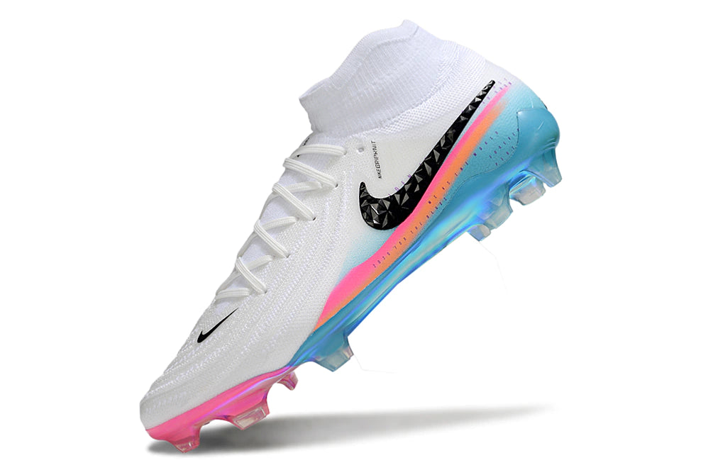 Chuteira Nike Phantom Luna 2 Elite Campo FG - Branco/Azul