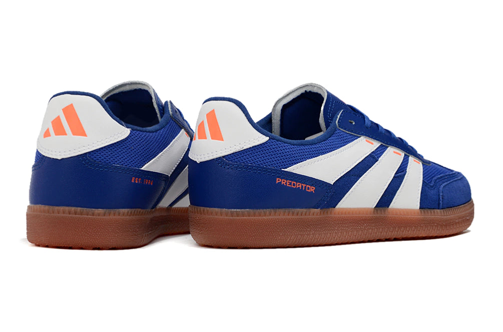 Chuteira Adidas Predator 24 League Futsal - Azul/Branco
