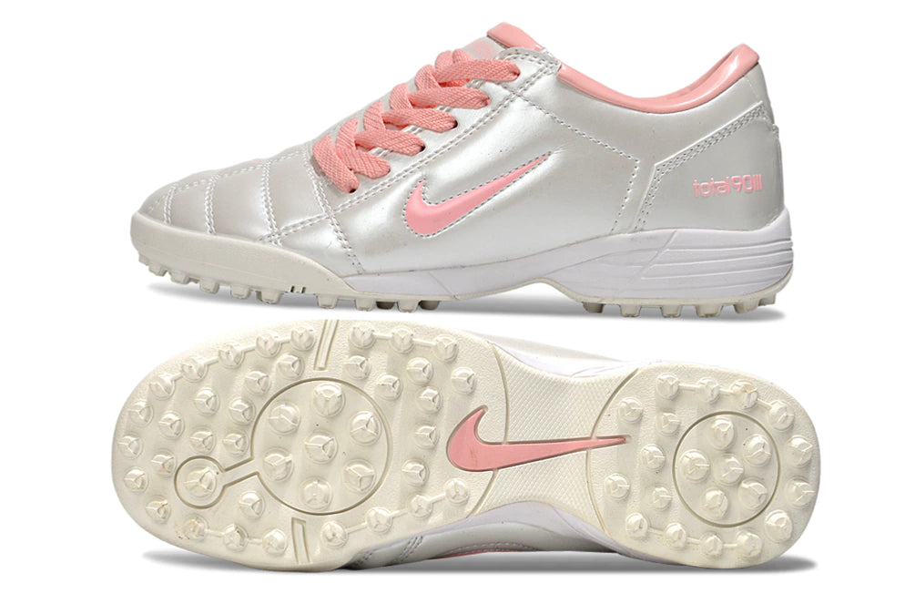 Chuteira Nike Total 90 Society - Prata/Rosa