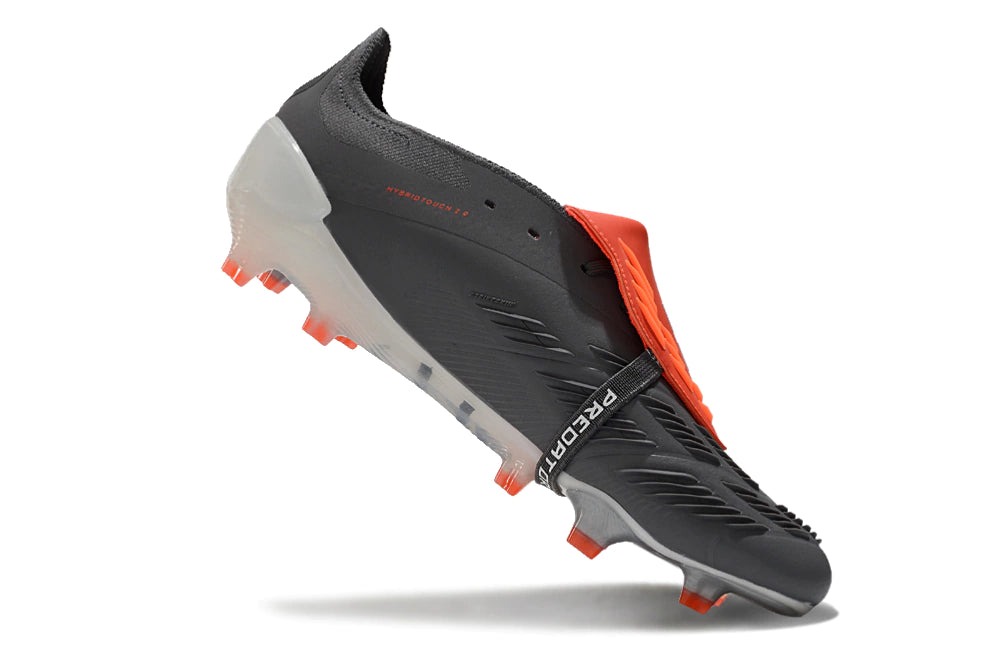 Chuteira Adidas Predstrike Elite Campo - Cinza/Branco