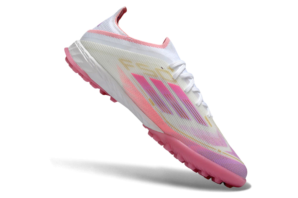 Chuteira Adidas X F50 Pro Society - Branco/Rosa