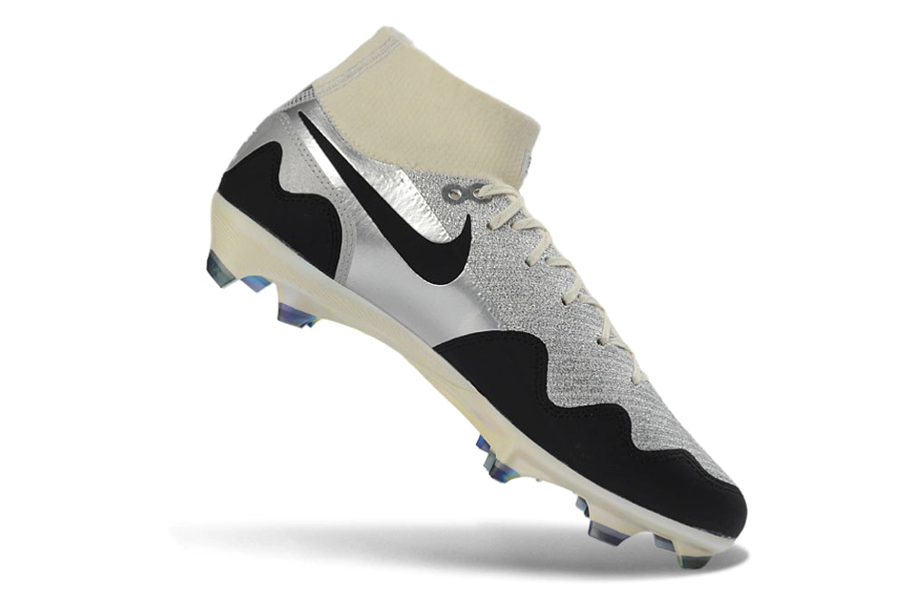 Chuteira Nike Air Zoom Mercurial Superfly 10 Elite Campo - Preto/Prata