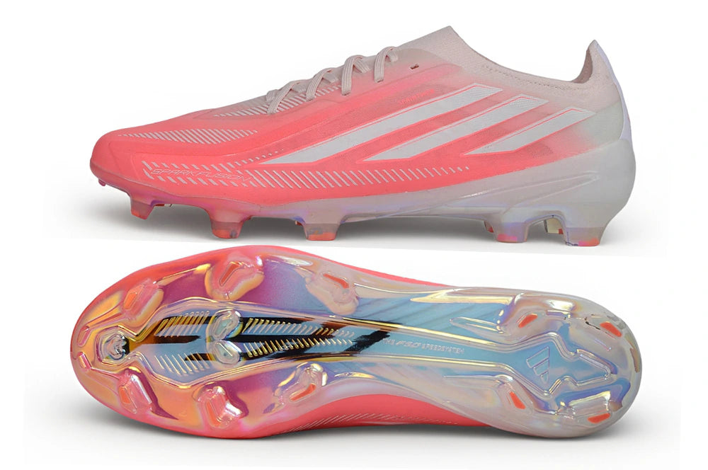 Chuteira Adidas F50 Hyperfast Eltie FG - Rosa