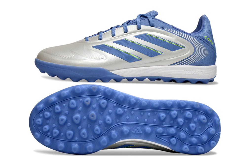 Chuteira Adidas Copa Pure 3 Society - Cinza/Azul