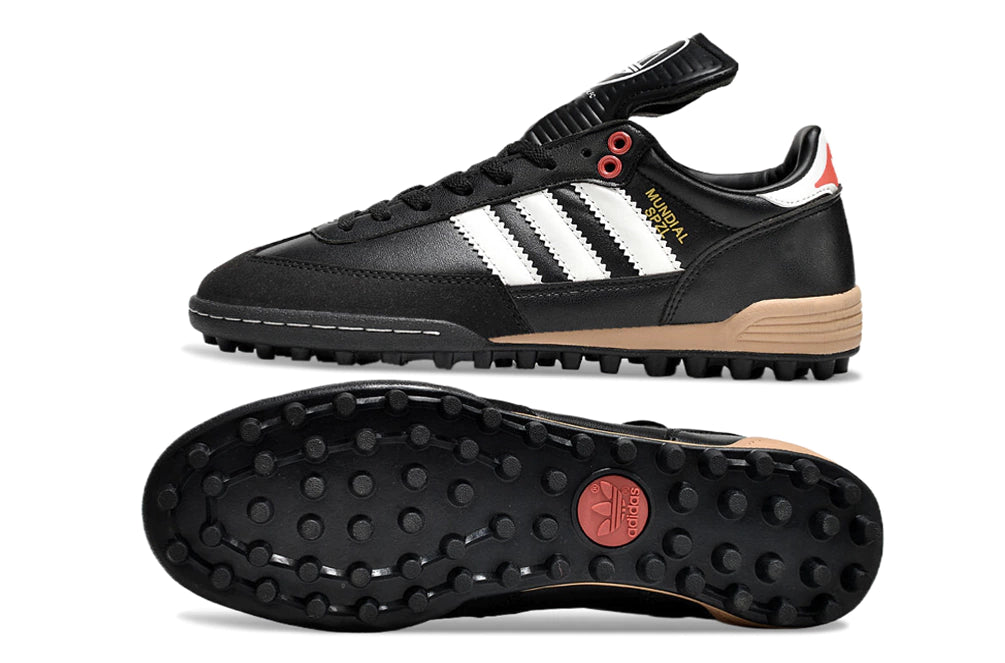 Chuteira Adidas Copa Mundial SPZL Society - Preto/Branco/Bege
