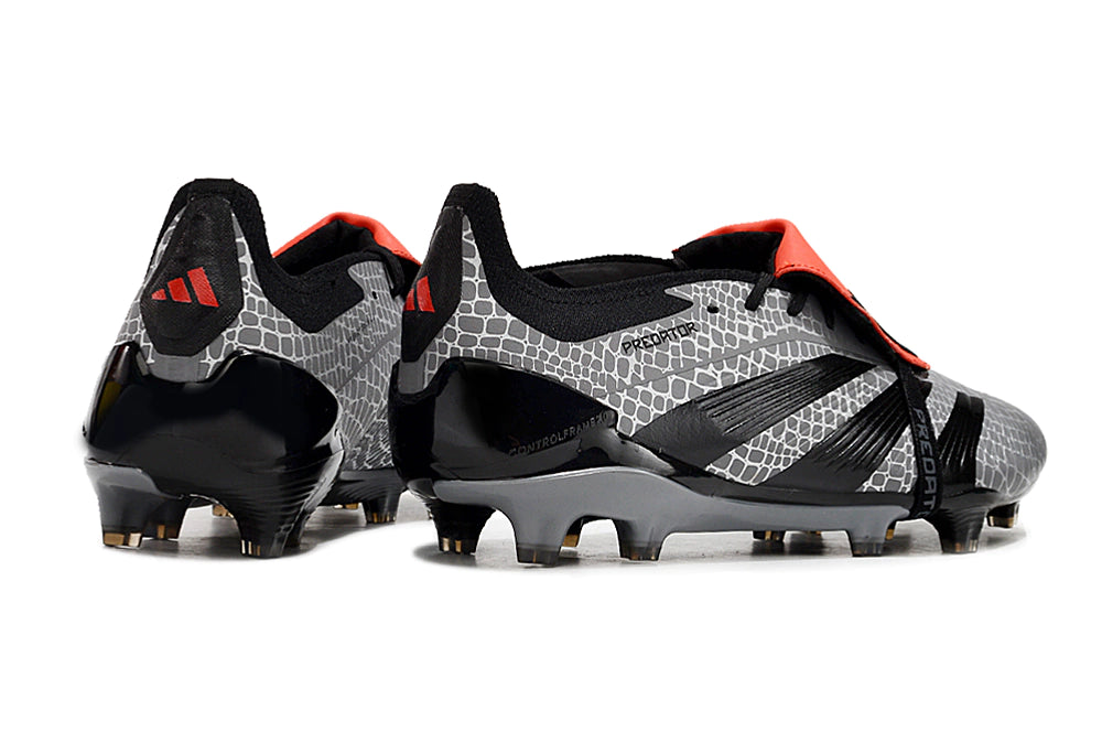 Chuteira Adidas Predstrike Elite Campo - Cinza/Preto