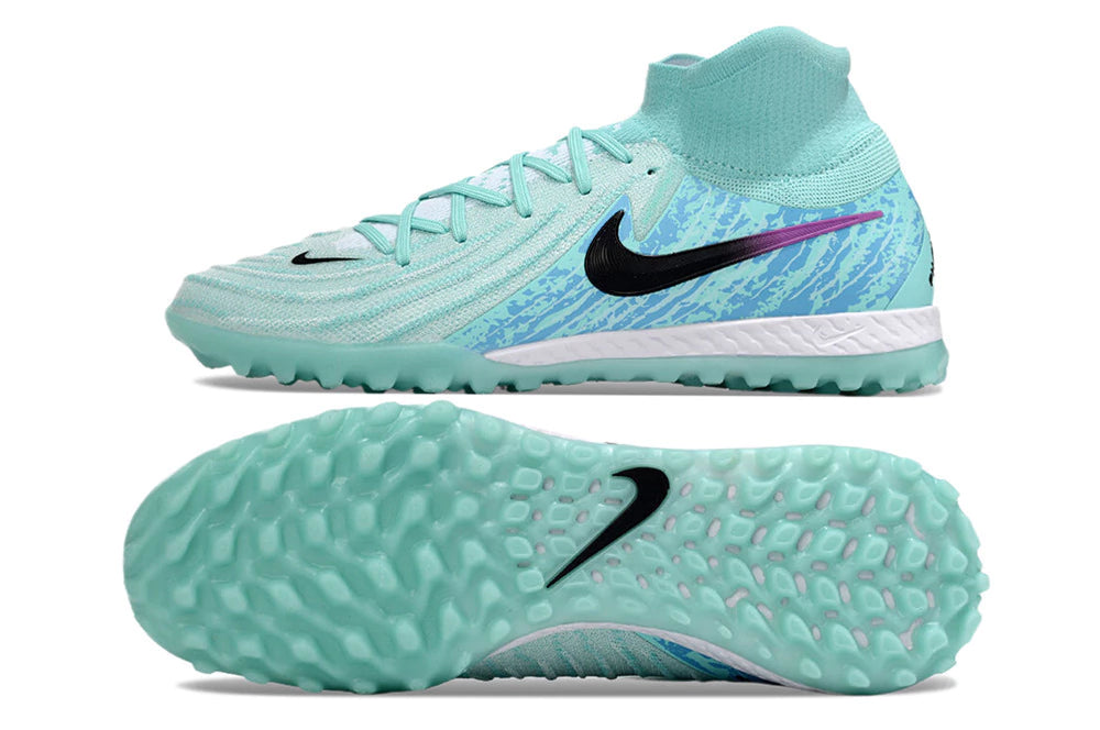 Chuteira Nike React Phantom Luna 2 Elite Society - Azul/Preto