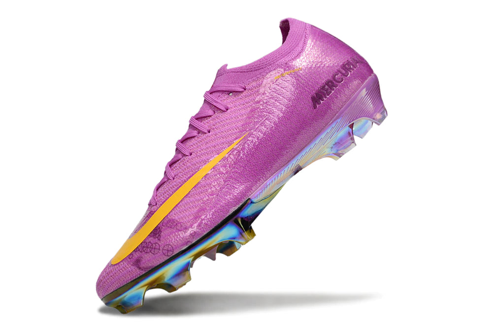 Chuteira Nike Air Zoom Mercurial Vapor 16 Elite FG - Roxo/Dourado
