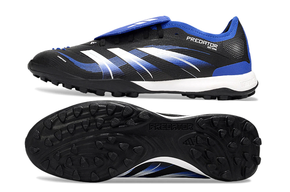 Chuteira Adidas Predator Tongue Elite 25 Society - Preto/Azul