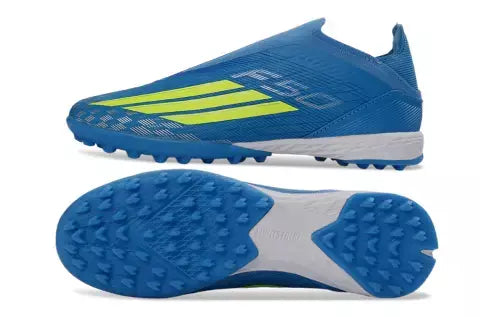 Chuteira Adidas F50 Pro Laceless Society "Ice Cold Precision"